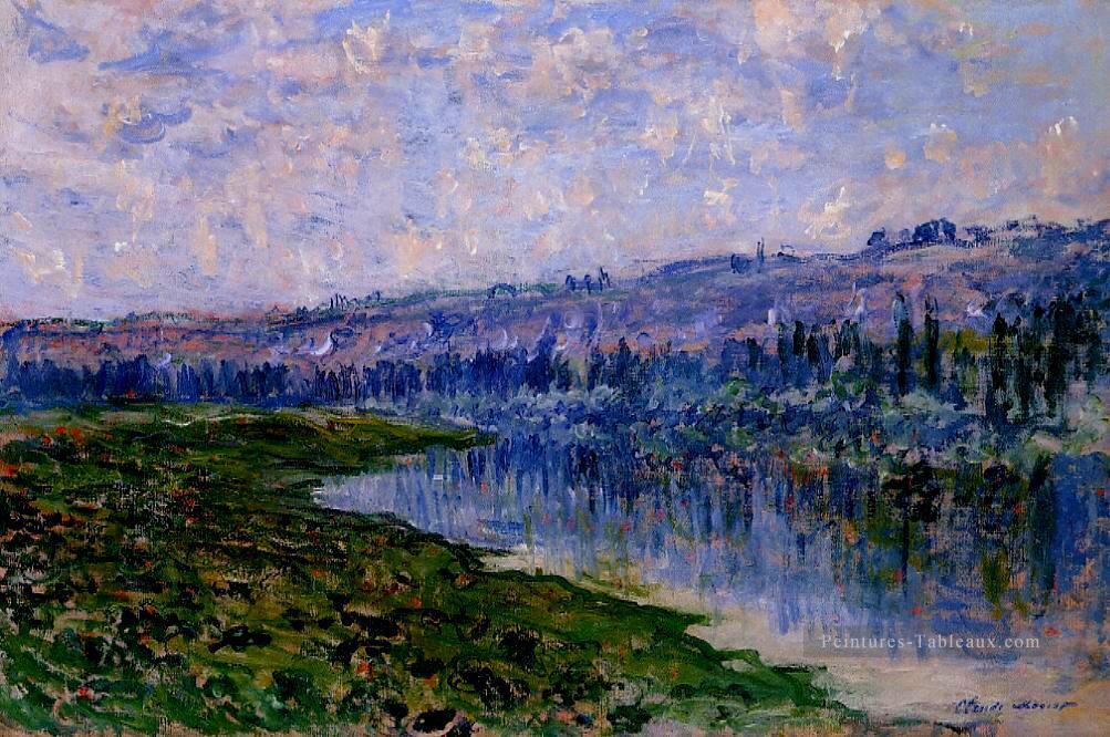 La Seine et les collines de Chaantemesle Claude Monet Peintures à l'huile
